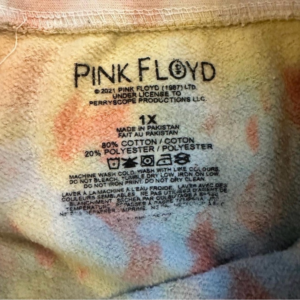 Pink Floyd Tie Dye Joggers Prism Women’s Lounge Sweatpants - Picture 6 of 6